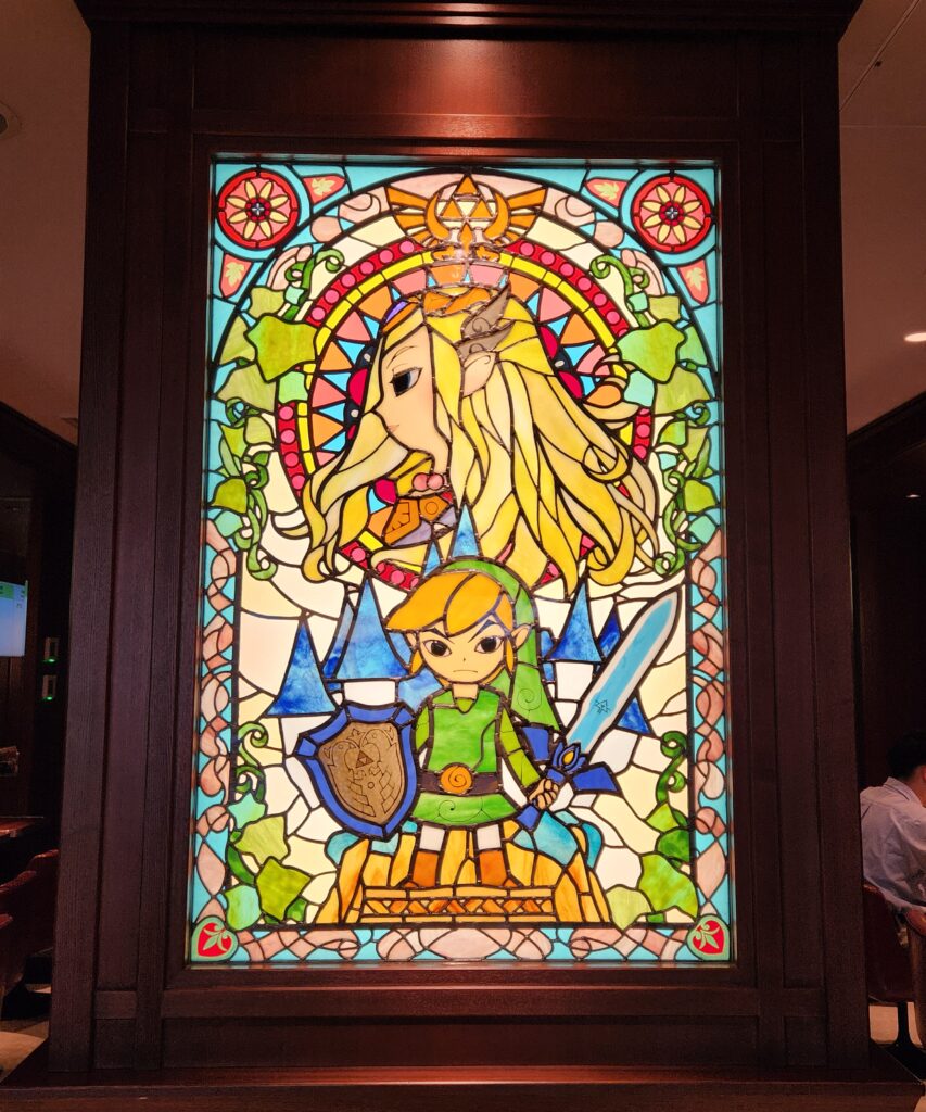 ニンテンドーミュージアムのカフェはてなバーガー店内の写真